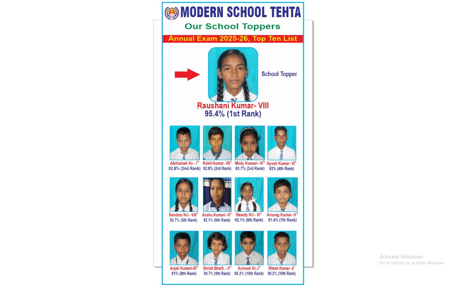 School Topper - Academic Excellence